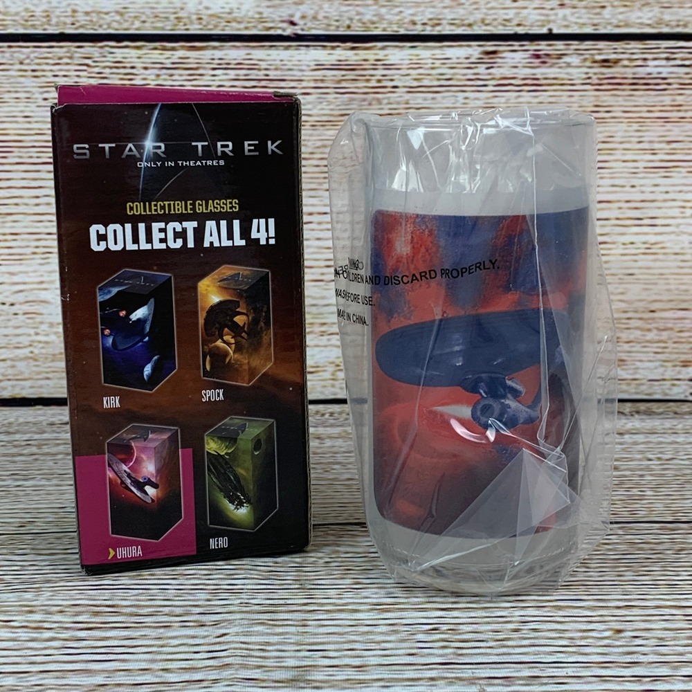 Star Trek‎ Uhura Collectible Glass 🆕 2008 Paramount In Box NEW